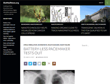 Tablet Screenshot of biomednews.org